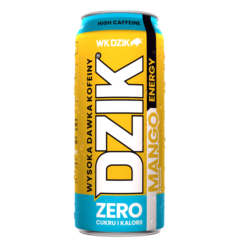 WK Dzik Energy Zero Kalorii 500 ml MANGO