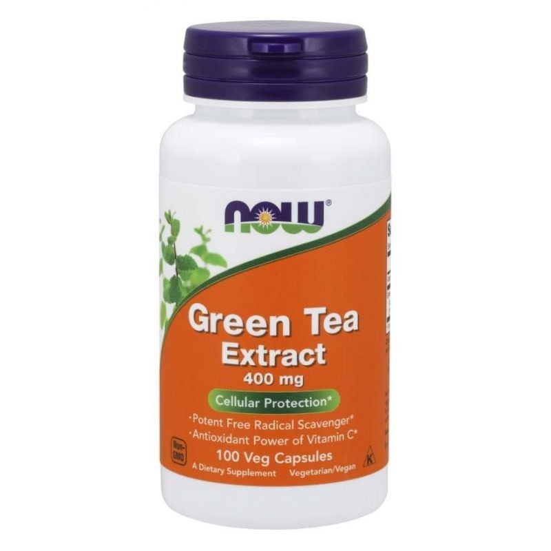 NOW Green Tea Extract 400 mg 100 kaps. VEGE